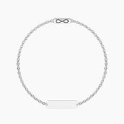 Kidult Bracciale infinity con targhetta 732403-16